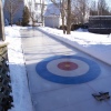 MD homemade curling sheet