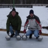 homemade curling stones in Russia
